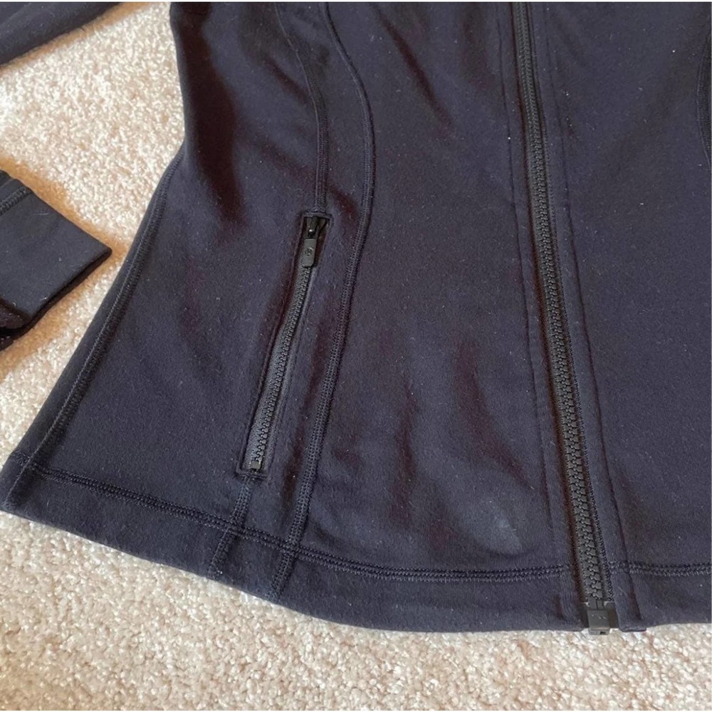 SOLD- Lululemon Black Define Jacket Women Size 10 Luon - Picture 3 of 10